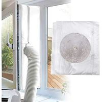 400CM Joint de Fenêtre pour Climatisation Mobiles, Joint de Fenêtre étanche, Chiffon de Calfeutrage pour Fenêtre de Climatiseur Mobi