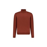 DEELUXE Pull col roulé coton ROLLUP Burgundy