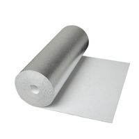 CLIMAPOR Isolant sous papier peint contrecollé alu - polystyrène - 5 m x 0,5 m x ~4 mm [02 rouleaux (= 5 m²)]