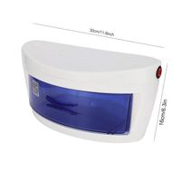 SALALIS Boîte de Stérilisateur d'Ongle Art Armoire de Désinfection à Ozone UV Outil d'Ongle Art
