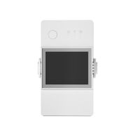 Interrupteur intelligent - SONOFF - TH Elite - 16A/20A - Écran LCD - Contrôle température/humidité
