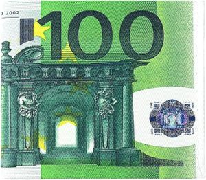 PORTEFEUILLE - Scratch Wallet portefeuille de billets de 100 eu
