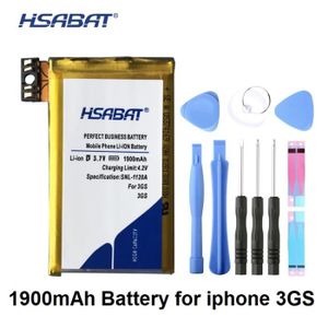 Batterie téléphone Batterie De Remplacement Pour Iphone 3gs, 1900mah