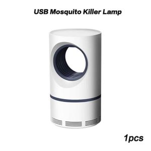 LAMPE ANTI-INSECTE Blanc 1 pièces-Lampe anti-moustiques USB, portable