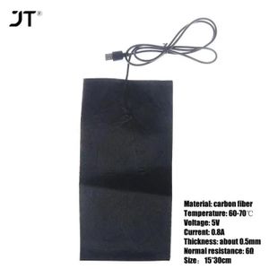 COUVERTURE CHAUFFANTE Tapez 7 - Coussin chauffant électrique USB pour veste métropolitaine, glaçures thermiques, vêtements d'hiver