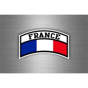 Autocollants Drapeau ovale France F