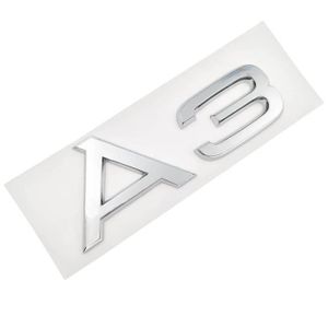 LETTRE 3D autocollant stcker adhésf auto Chrome voture ahésve LETTRE 3D autocollant stcker adhésf auto Chrome voture ahésve