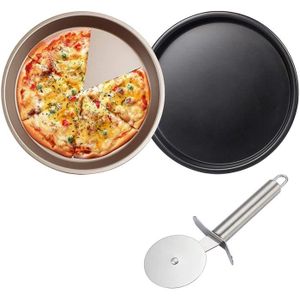 Gräwe Plaque à pizza ronde de qualité professionnelle 36 cm 