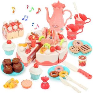 DINETTE - CUISINE Gâteau d'anniversaire,Ensemble de Desserts,Jeu D'i