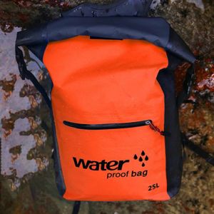 BIDON - SAC ÉTANCHE Sac étanche,Sac sec en PVC pour Sports de plein air, sac étanche de stockage de Compression de plongée en plein air - orange[E429]