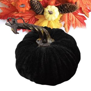 DINETTE - CUISINE Noir - Décoration de citrouille'halloween, Décoration'oreiller en velours faite à la main, Citrouille douce e