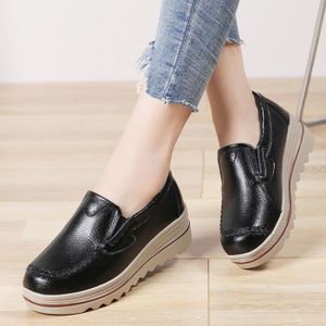 chaussures tout cuir femme