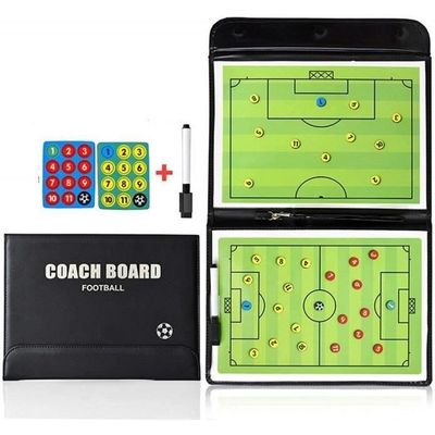 Tableau Tactique De Football Magnétique Infreecs – Pliable, Double Face, Avec 24 Aimants Et Marqueur