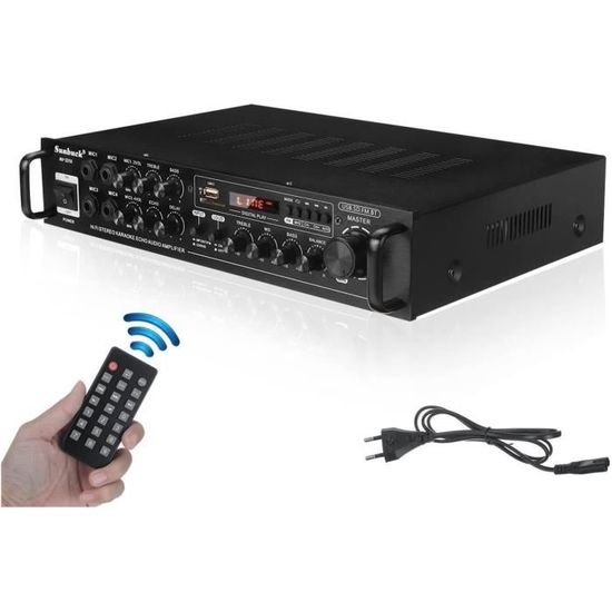 Amplificateur Mixage Karaoké Audio2000's AKJ7076 - Années 2000 - Noir