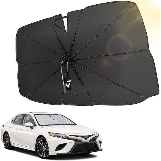 Parapluie Pare-Soleil Voiture 120x65cm - Anti-UV Pliable