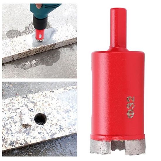 Hegebeck Scie-cloche Diamantée - Forets Ronds - Coupe-trous Ronds - Pour Céramique, Céramique, Porcelaine, Marbre, Fibre De