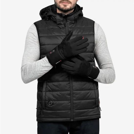 Gants Chauffants électriques – 3 Niveaux De Chaleur – Tactiles Et Imperméables – Pour Ski, Randonnée, Vélo