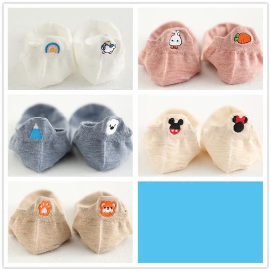 Lot De 3 Paires De Chaussettes Femme – Dessin Ours Kawaii – Coton Chaud – Style Harajuku