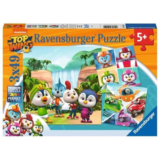 Puzzle Ravensburger - Emotions fortes en équipe / Top Wing - 3x49 ...
