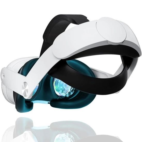 Casque VR, sangle de tête réglable, coussin en mou... - Grandado