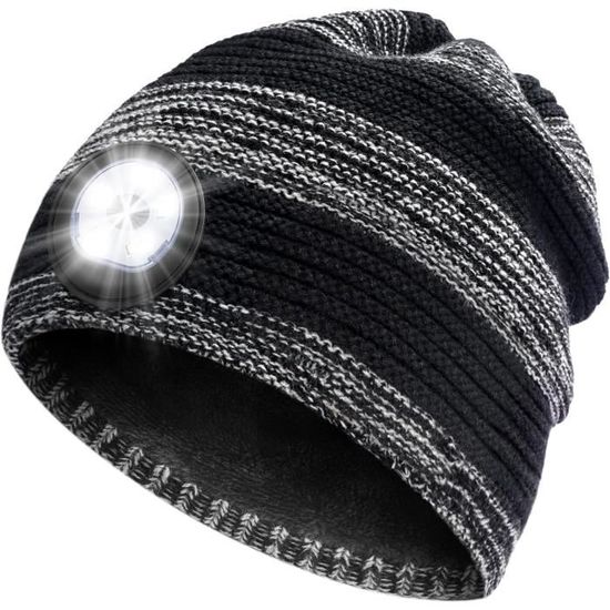Bonnet Bluetooth Avec LED - Idée Cadeau Original Homme/femme, Unisexe, Lampe Intégrée - Neuf