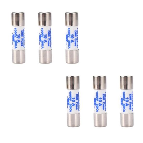 Lot De 10 Fusibles Céramiques 6.3x32mm 1000V 500mA - SODIAL - Neuf - Pour Électronique