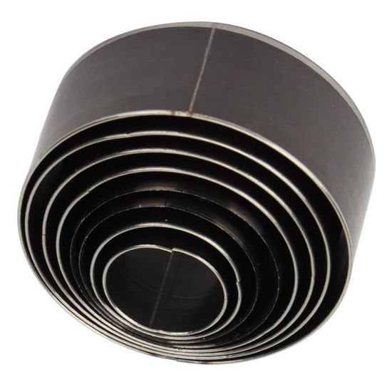 Lot De 8 Poinçons En Cuir Ronds 25-60mm - Moules De Découpe Pour Maroquinerie Et Loisirs Créatifs
