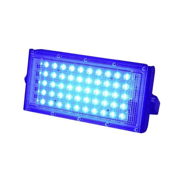 1 pièces 50w led sécurité projecteur lumières inondation intérieur extérieur jardin lampe étanche~bleu su41461758