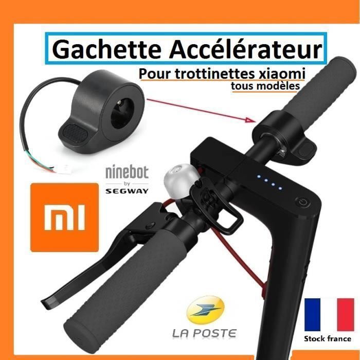 Gachette d'accélération Xiaomi M365 PRO 1S ESSENTIAL pour trottinette électrique pouce accélérateur pièce détaché