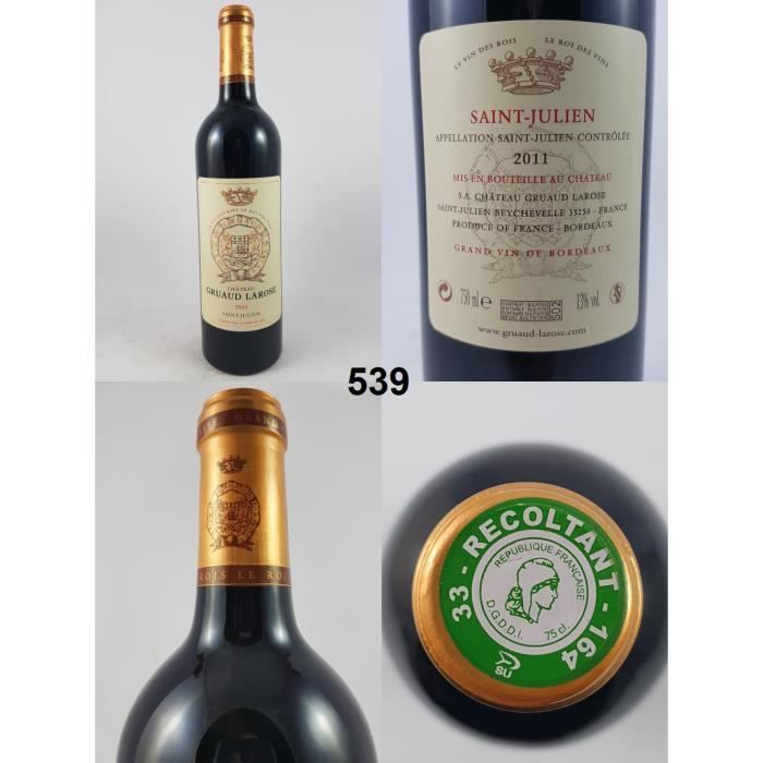 Château Gruaud Larose 2011 - N° : 539, Saint-Julien, Rouge