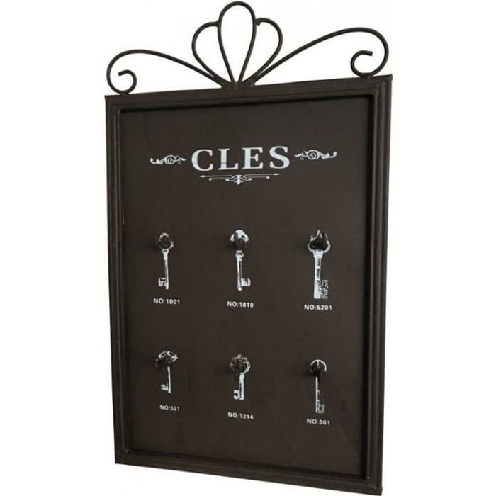 Boîte à Clés Clefs Plaque Applique Porte Clé Clef 42x25 cm
