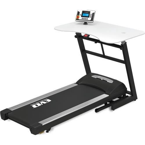 Tapis de marche avec bureau Evo Cardio 2 - gris/noir/blanc