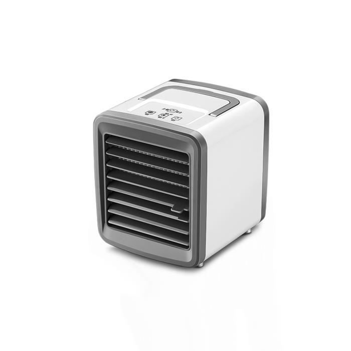 VENTILATEUR,Climatiseur refroidisseur d'air Mini ventilateur climatiseur Portable pour chambre maison refroidissement - White