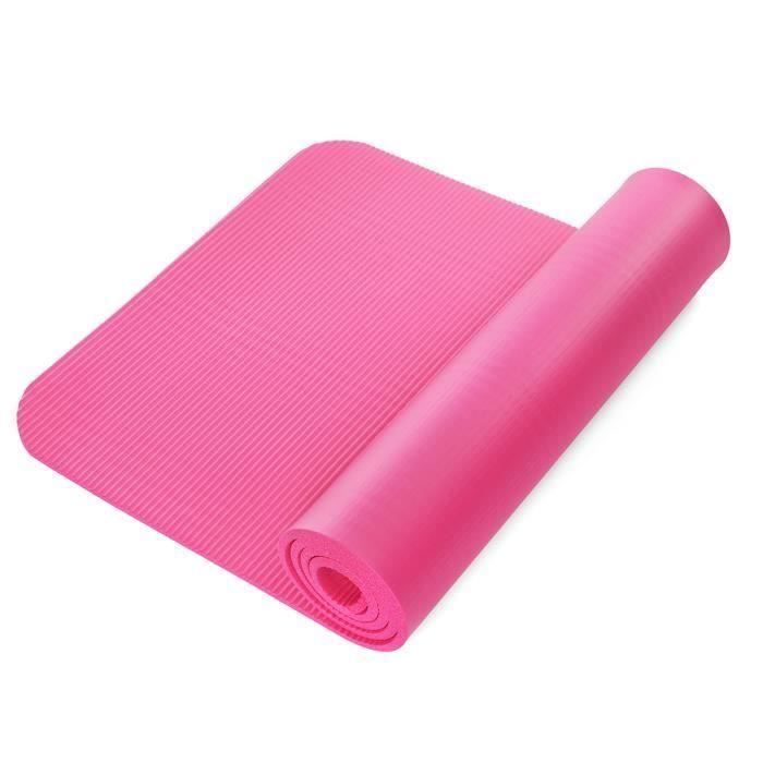 183x61cm NBR Tapis de Yoga Fitness sport Pilates Gym Antidérapant épaissi sans goût Esterilla ROSE
