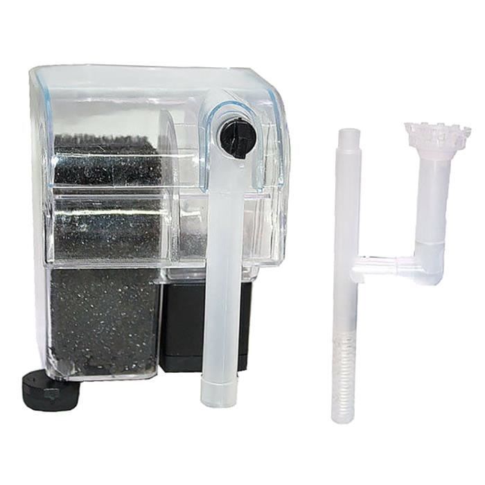 Entretien aquarium,Mini Aquarium, cascade, pompe à oxygène externe, filtre à eau, biochimique, haute performance, - Type Multicolor
