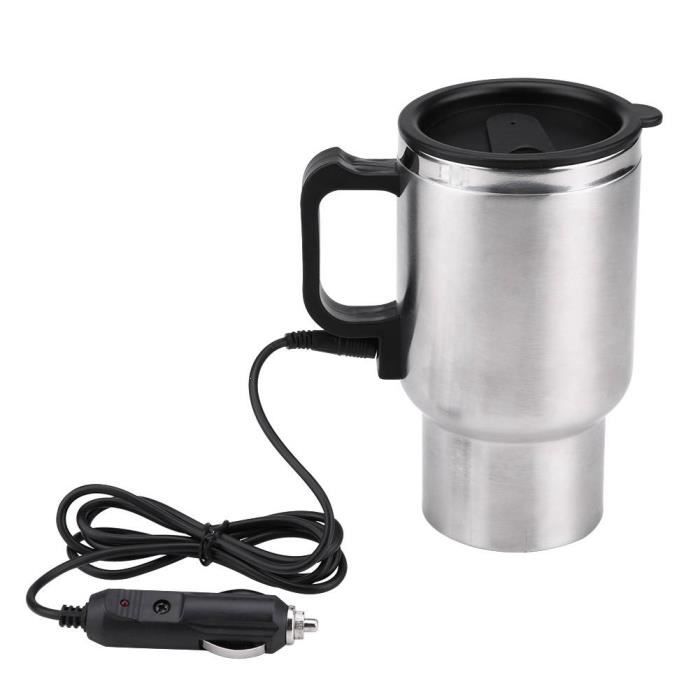 Bouilloires Électriques de Voiture Chauffage Bouillante Tasse Isolation Bouteilles isothermes 450m ML 12V Prise Allume-Cigare en