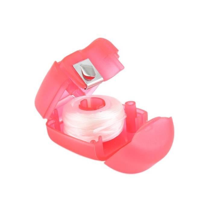 Fil dentaire,Porte clé en forme de dents, fil dentaire Portable de 15m, soins buccaux, santé, hygiène buccale, 1 pièce - Type WHITE