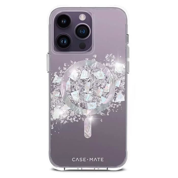 iPhone 14 Pro | Coque Paillettes CASE MATE Touch of Pearl avec MagSafe