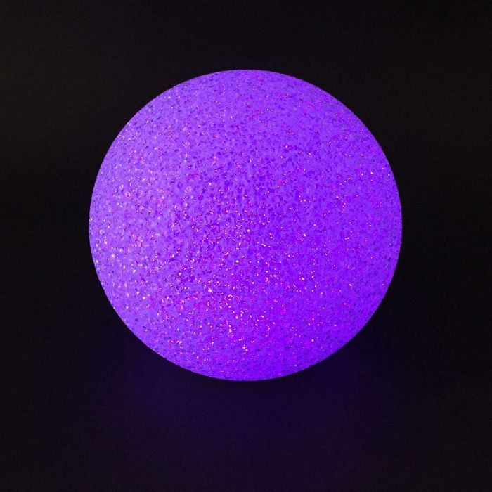 BOULE LED EFFET CRISTAL DIAM. 18 CM Multicolore / Multicolore