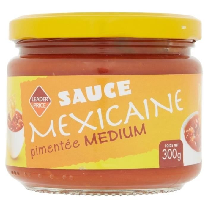 Salsa mexicaine medium 300g Leader Price