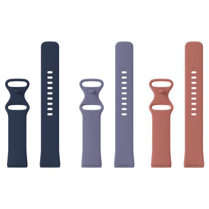 3PCS Compatible avec Bracelet Fitbit Versa 3/Fitbit Sense Bracelet, Bracelet Sport de Remplacement Souple