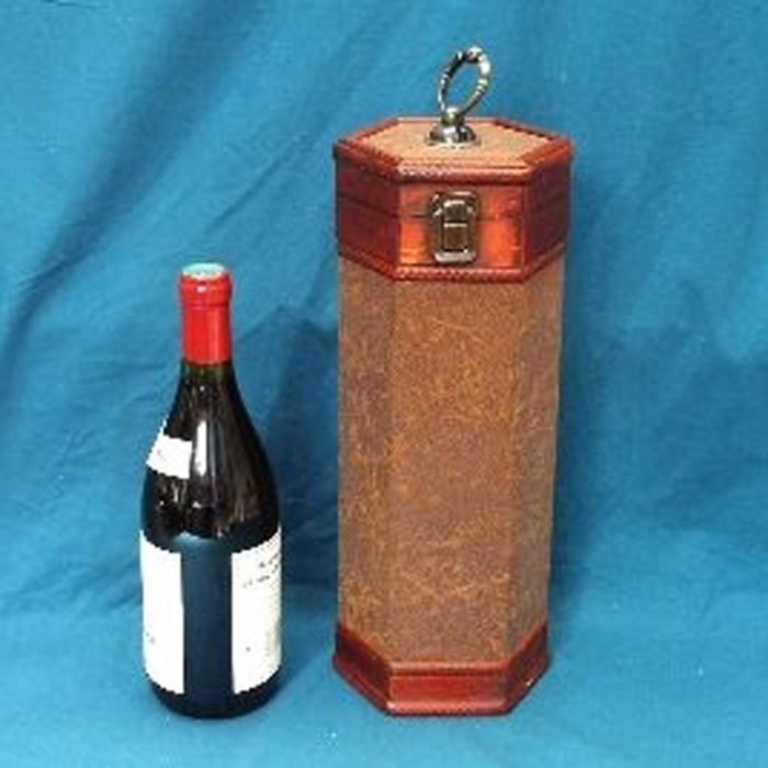 Coffret à Bouteille -Bacchus- marron/Marron