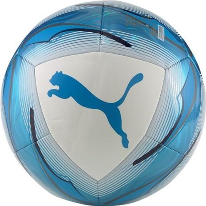 Ballon OM Icon 2020/21 - blanc/bleu azur - 37 cm