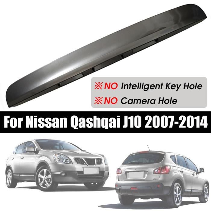 NEUFU Poignée de couvercle de coffre de hayon Auto 3trous pour Nissan Qashqai J10 07-14 -Gris