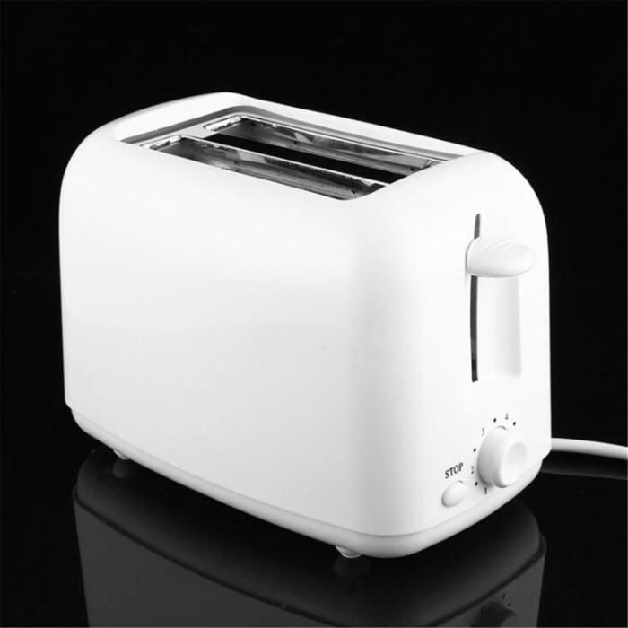 Grille-pain automatique à 2 tranches de la machine 800W de fabrication sandwichs pour petit-déjeuner
