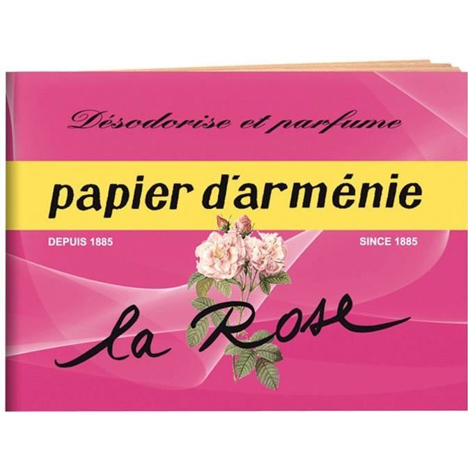 Carnet désodorisant - parfum rose