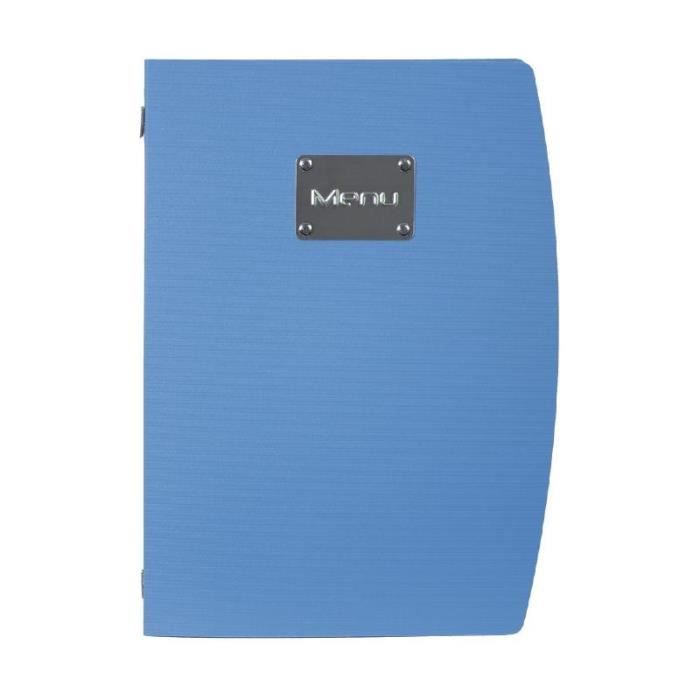 Securit Rio A4 Menu bleu titulaire