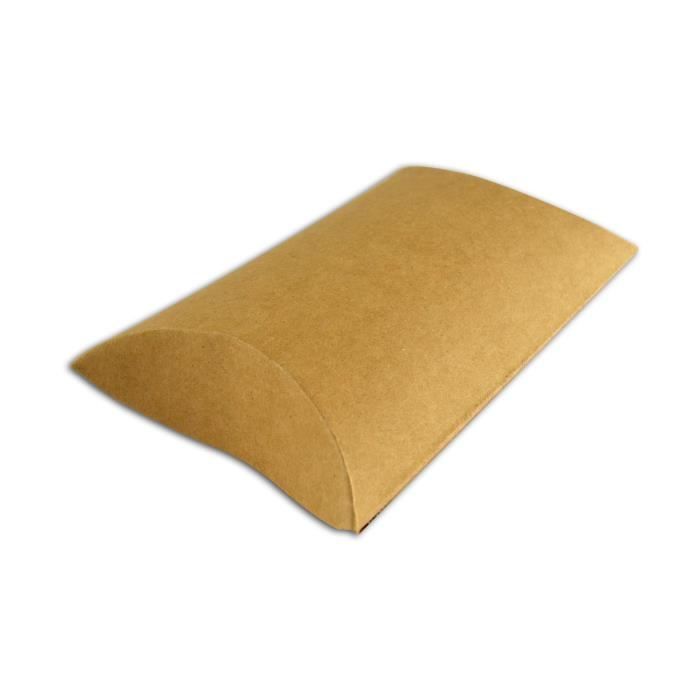 D.I.Y WITH TOGA 6 Pillow Boxes Kraft - 7x10,3x2,5 cm