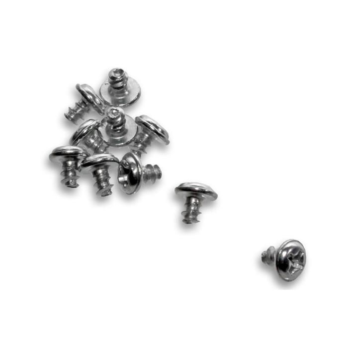 vhbw Lot de 10 vis pour brosses de côté compatible avec iRobot Roomba 500, 510, 520, 530, 531, 532, 534, 535, 540, 550, 555, 560,