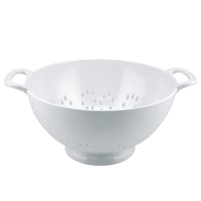 Zak Designs 0016-5476E Mini passoire 15cm blanc mélamine